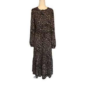 Banana Republic New Leopard Dress 6 Tall